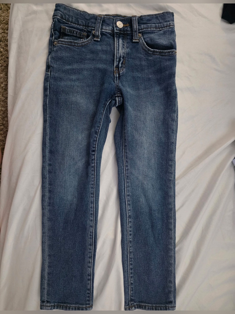 boys blue denim skinny jeans size 6